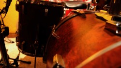 close up of sonor african babinga wood drum