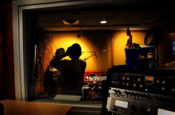 recording vocals in the studio